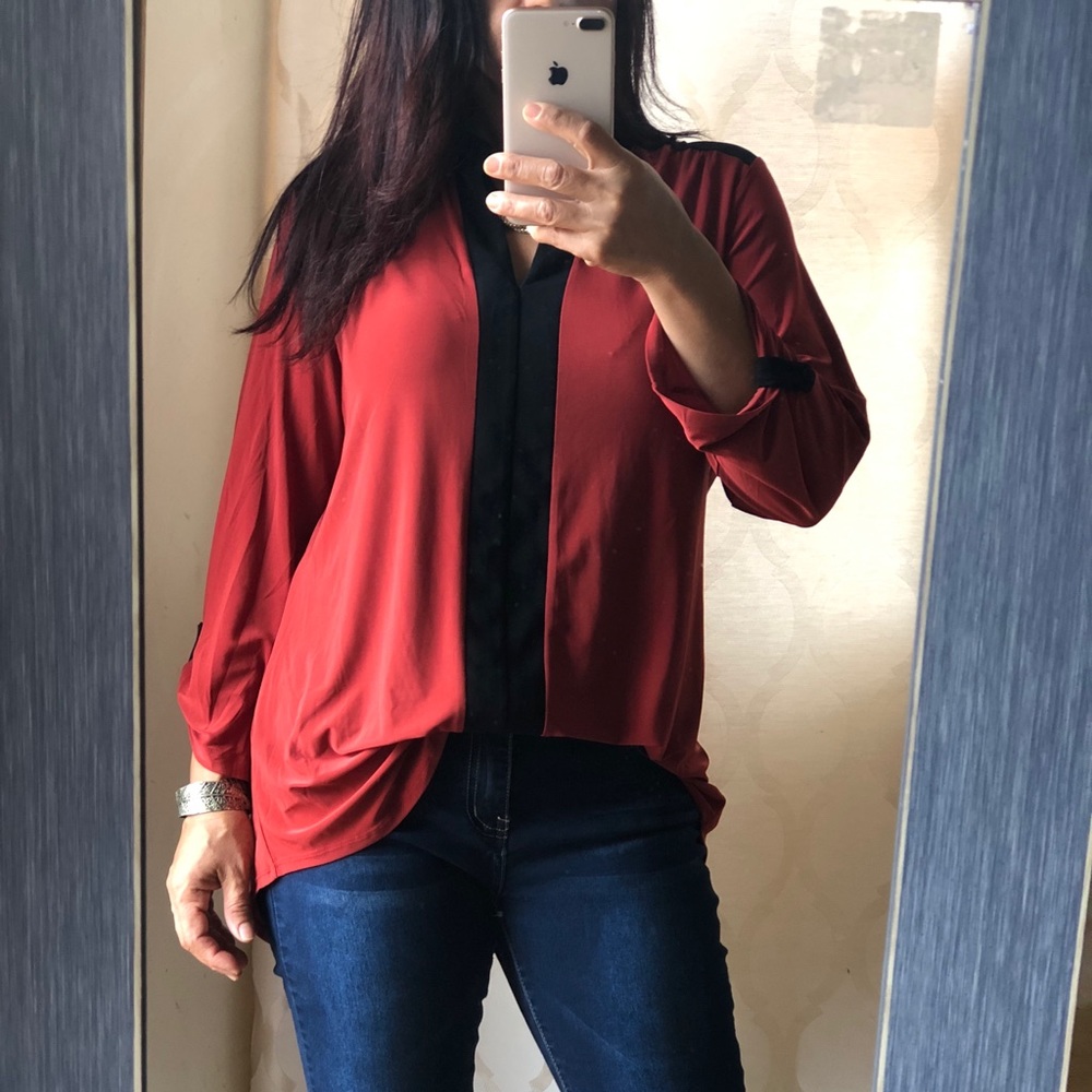 Color Block Blouse